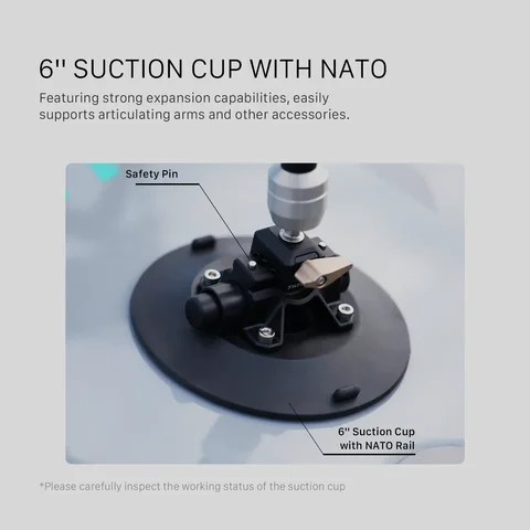 Автомобильная монтажная система TILTA Hydra, шарнирная с электронными присосками HDA-T11 Hydra, шарнирная с обычной присоской