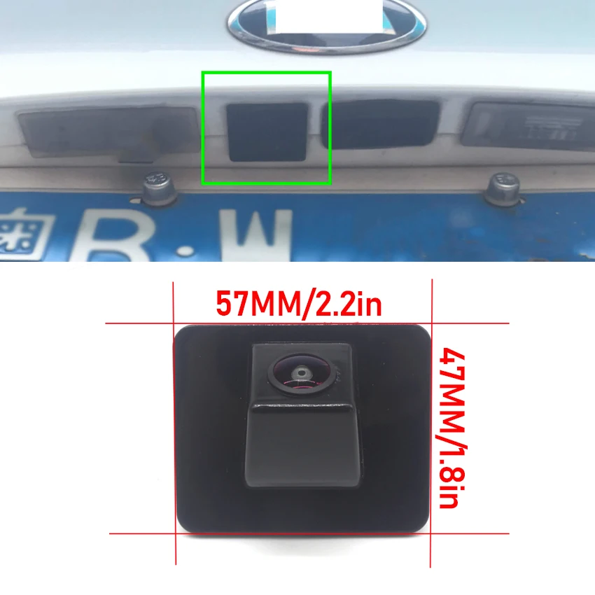 CCD New 140 Degree Fisheye Rear View Camera For Kia Cerato K3 2013 2014 2015 2016 2017 2018 Sedan Car Reverse Parking Monitor
