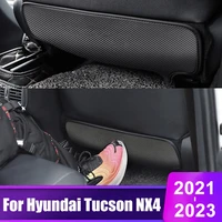for hyundai tucson nx4 2015 2016 2017 2018 2019 2020 2021 2022 2023 hybrid n line car seat back anti kick pad cover accessories
