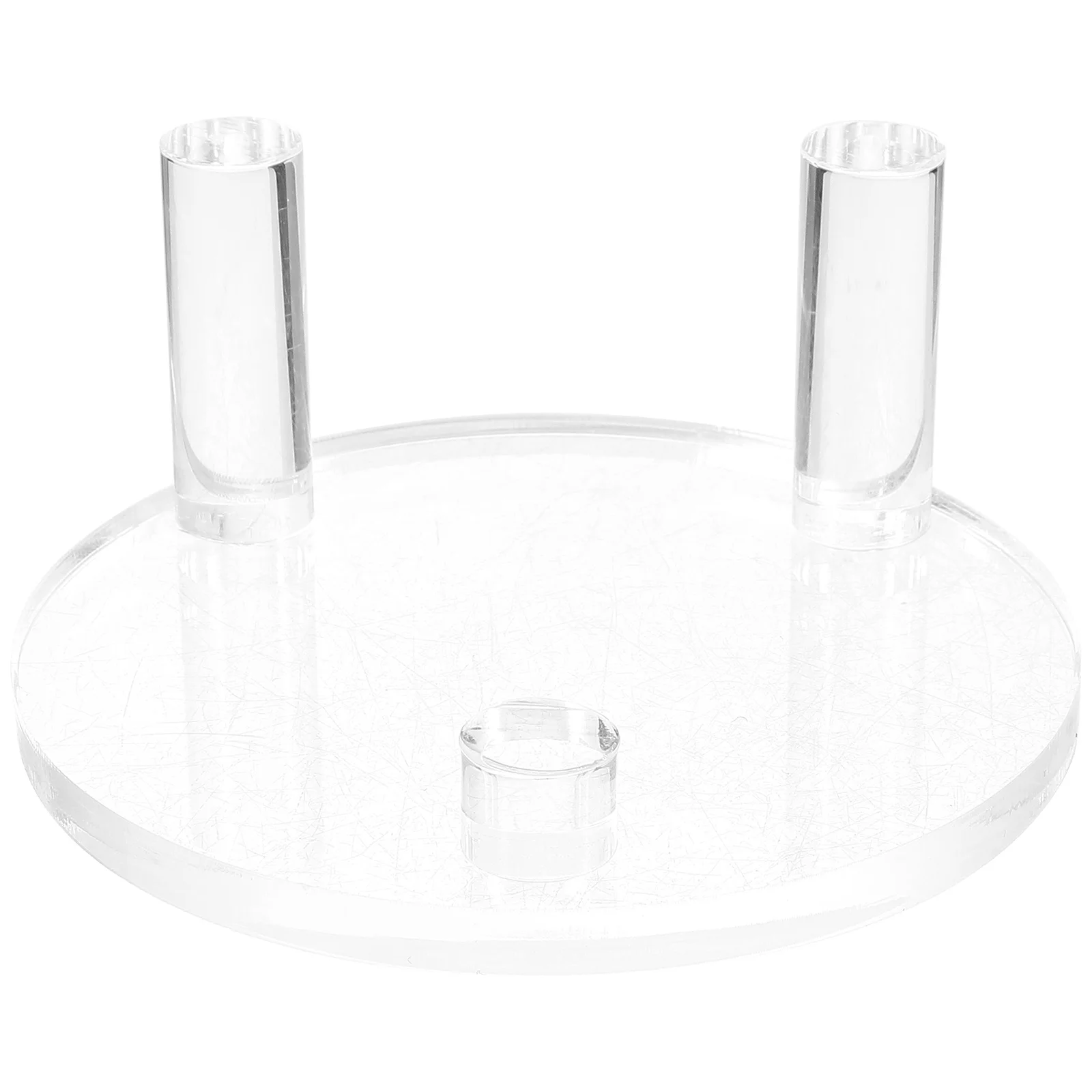 

Acrylic Stand Acrylic Display Rock Storage Stand Transparent Rock Three-peg Holder