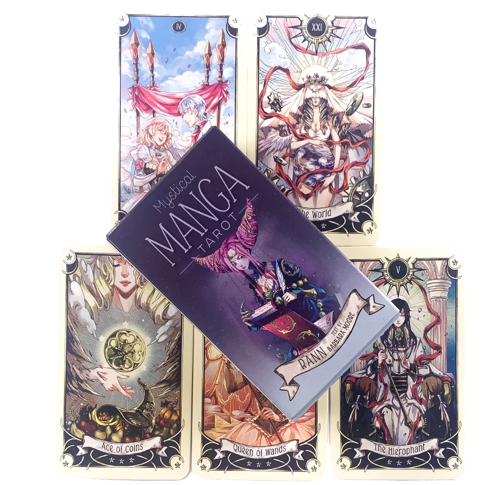 

Mystical Manga Tarot Cards Tarot Cards Oracle Divination Entertainment Parties Board Game Tarot and A Variety of Tarot Options