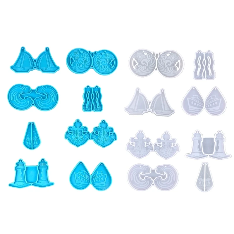 

8 шт., формы для брелков из эпоксидной смолы