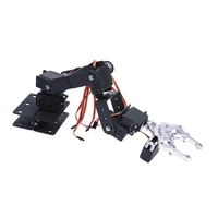 6 dof metal mechanical arm robot manipulator robotic claw robotics part for diy rc toy remote control clamp claw