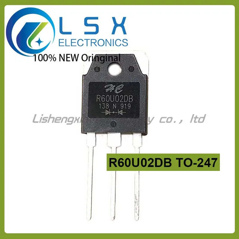 

New/5pcs R60U02DB TO-247 Commonly used diode for welding machine 60A 200V Original On st ock