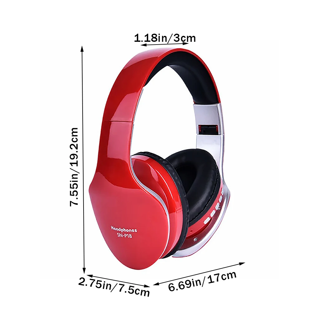 

SN-P18 наушники Bluetooth беспроводная гарнитура складные ручные спортивные наушники для вождения