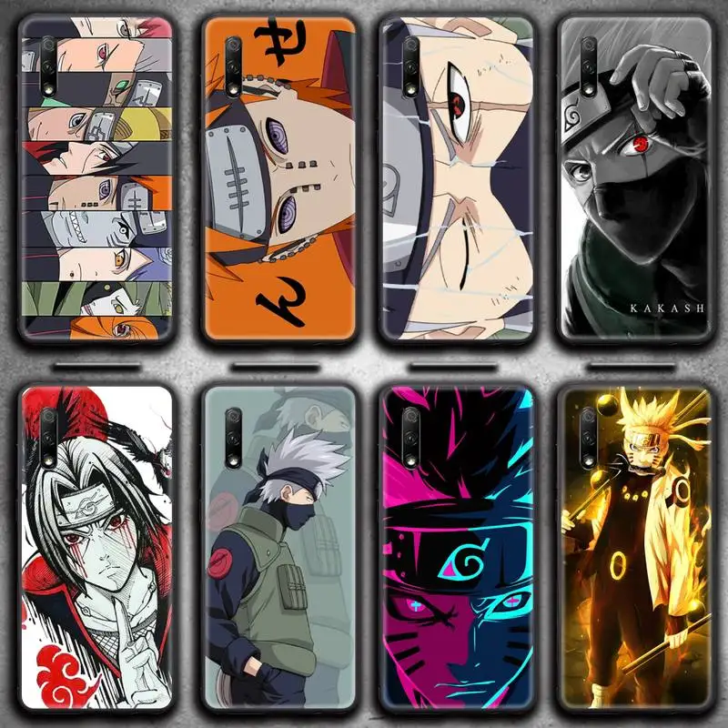 

BANDAI Akatsuki Naruto Kakashi Uchiha Itachi Gaara Phone Case For Huawei Nova 6se 7 7pro 7se honor 7A 8A 7C 9C Play