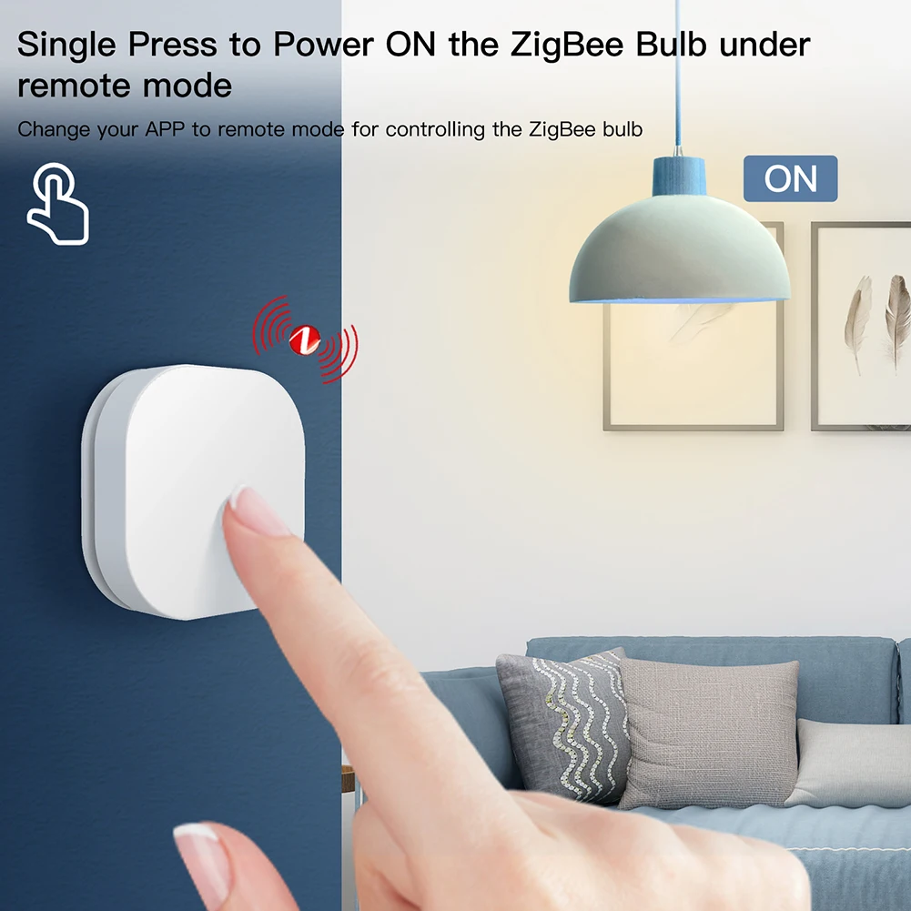 

2 в 1 для Tuya ZigBee 3.0 Gateway 1 Gang Smart Life Key Switch Dimmer Multi-scene Smart Home Wireless Remote Control Switches