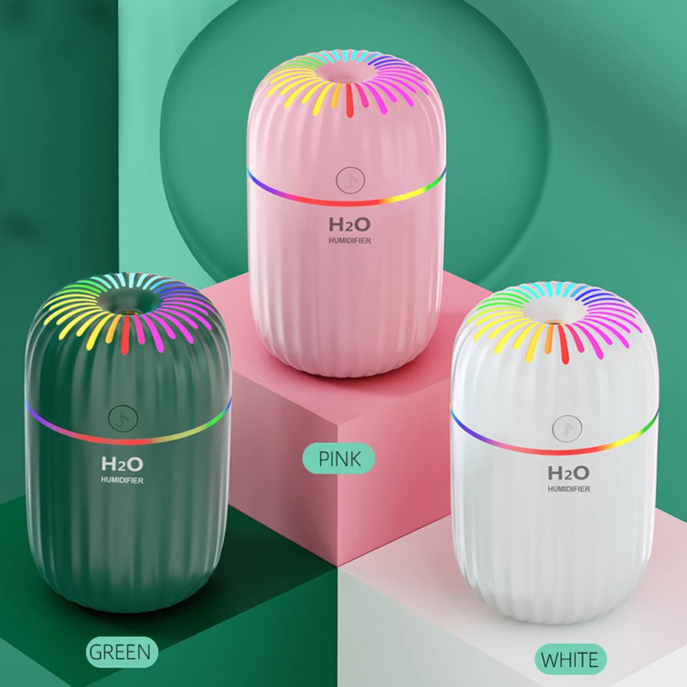 

Humidifier Portable USB Ultrasonic Colorful Cup Aroma Diffuser Cool Mist Maker Air Humidifier Purifier with Light for Car Home