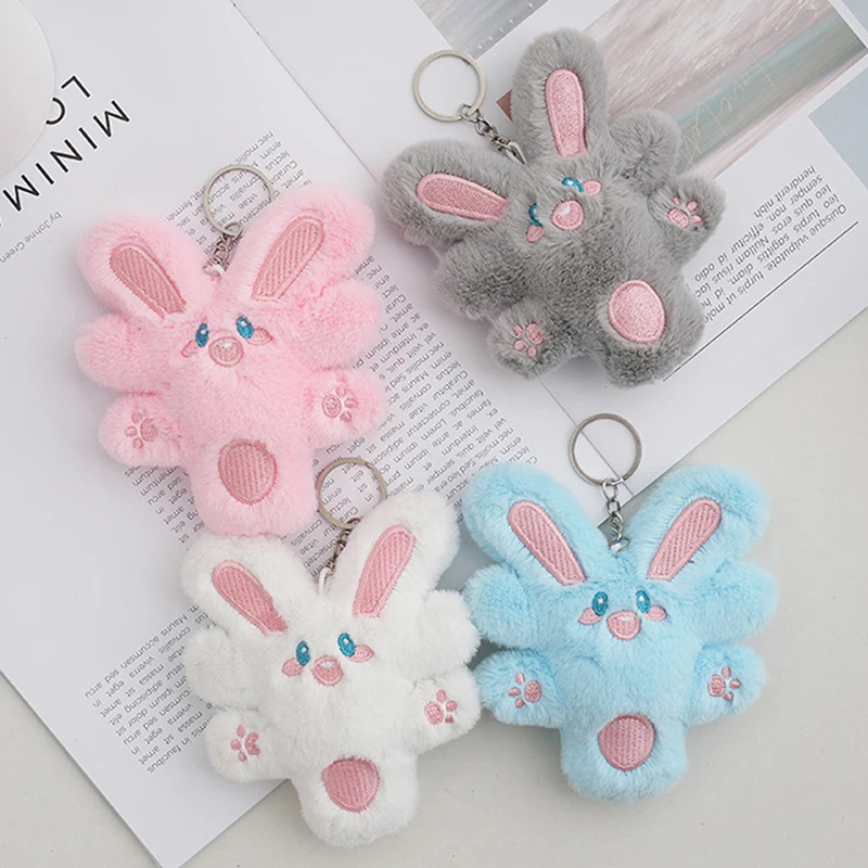 

1 шт., плюшевая подвеска в виде собаки на плече, брелок, многообещающая мягкая кукла, богатый кролик, аксессуары, детский подарок