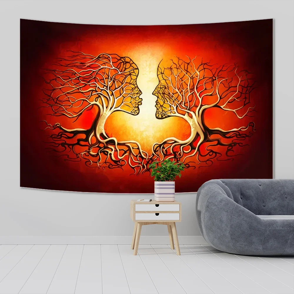 Красивое увядшее дерево в стиле пустыни романтическое художественное украшение