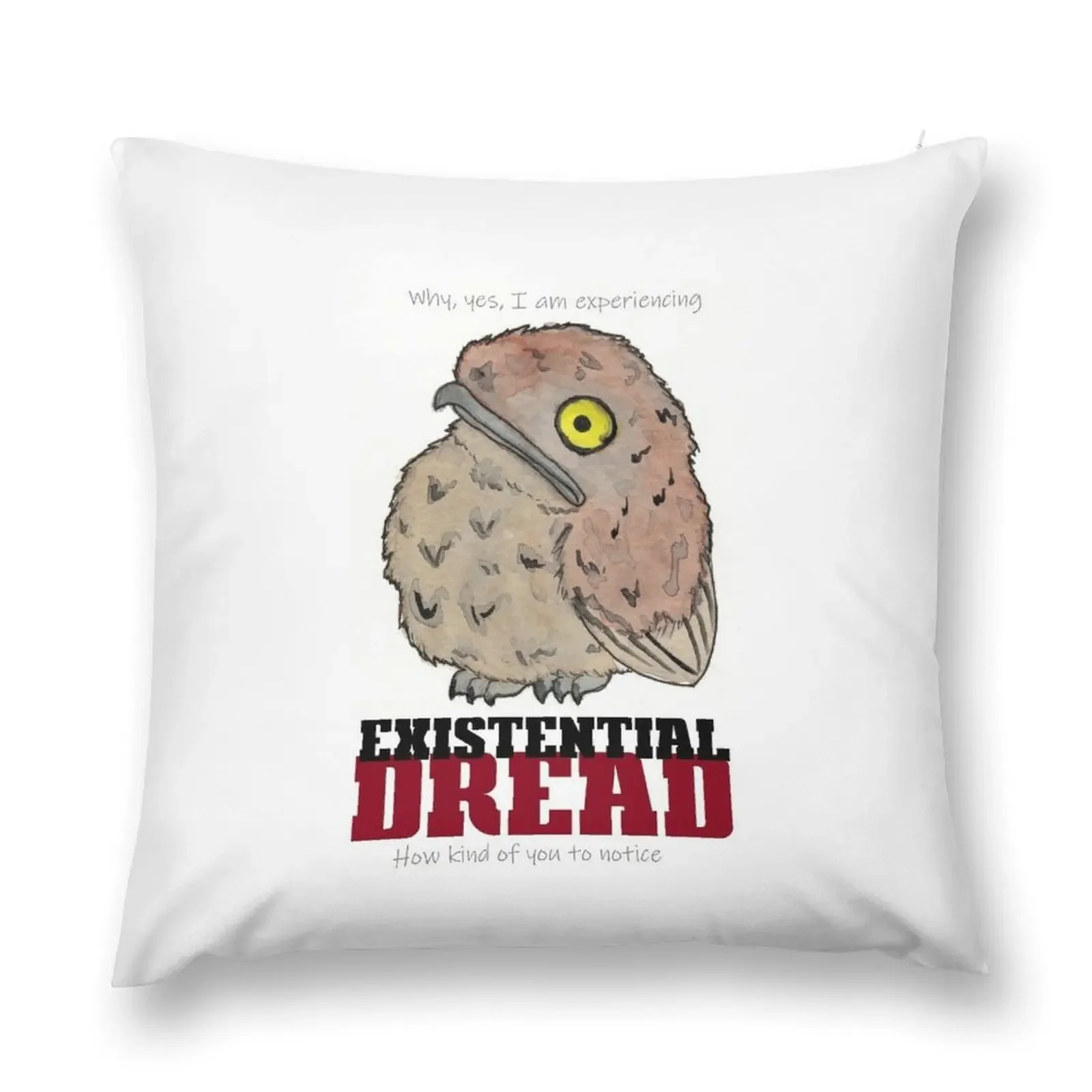 Назывственные Dread Potoo декоративная подушка рождественские чехлы для подушек