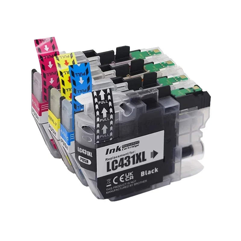 4 цвета 1/2/3/4/5 компл. LC431 LC-431 LC431XL картридж с чернилами совместимый для принтера Brother