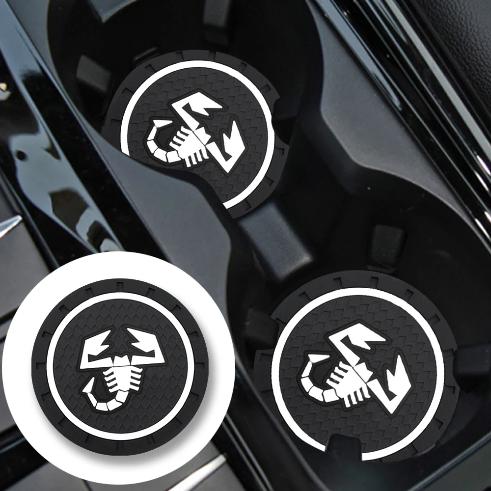 

Car Water Cup Anti-Slip Pad Bottle Holder Mat Car Styling For BMW MINI E46 VW Benz Abarth Fiat 500 Stilo Ducato Palio Bravo Dobl