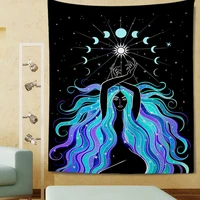 indian girl tapestry home decor background beach towel