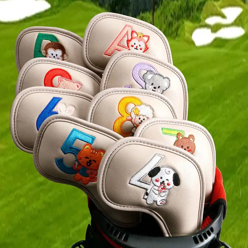Iron Club Head Cover Sport Accessories Wedges Covers Embroid