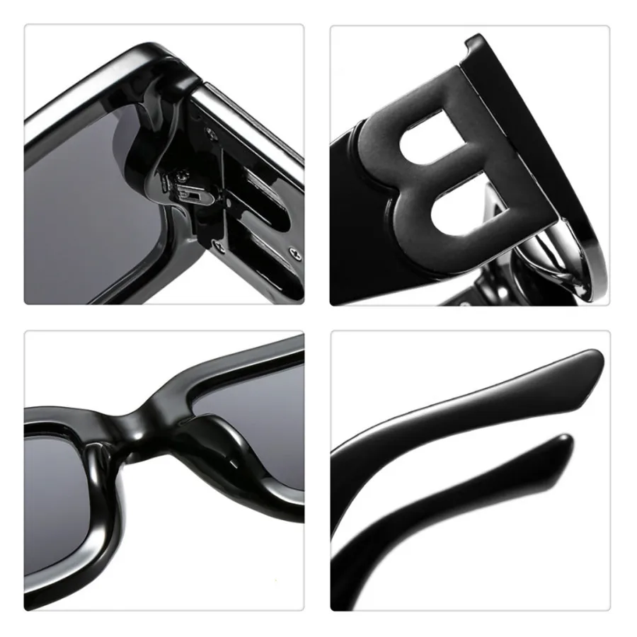 Модные дизайнерские Квадратные Солнцезащитные очки для женщин и мужчин в стиле