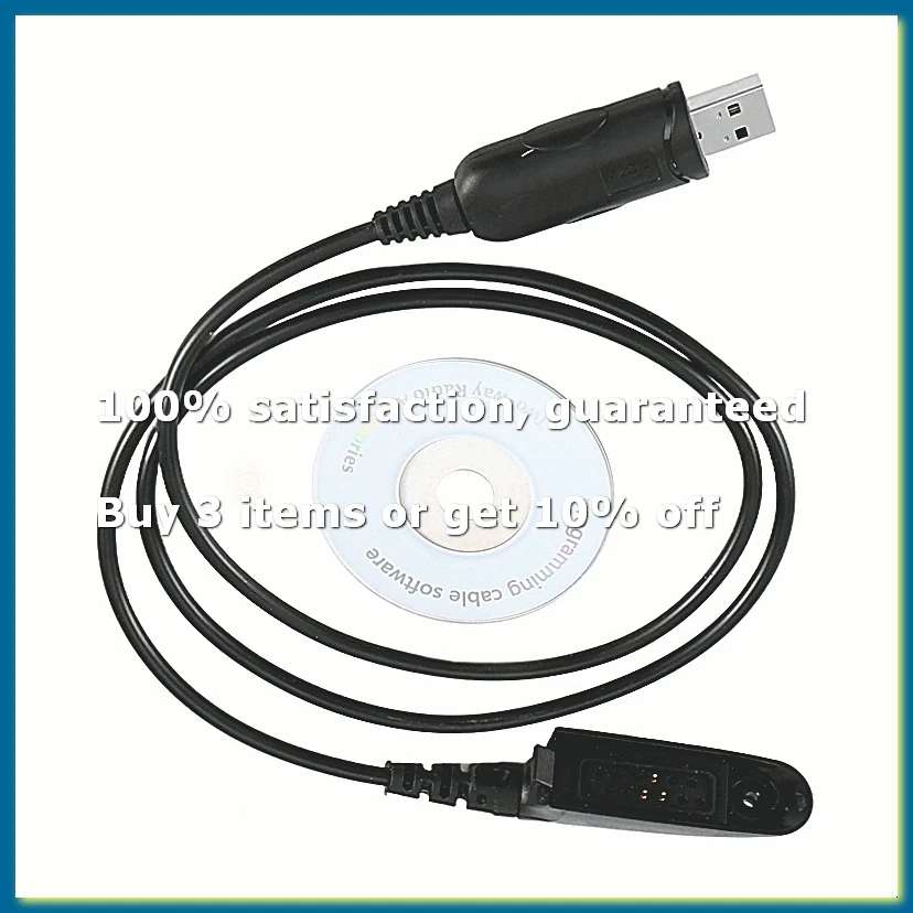 Фото USB-кабель для программирования радиостанций HT750 HT1250 PRO5150 GP328 GP340 GP380 GP640 GP680 GP960 GP1280 PR860 Walkie Talkie-DTD2