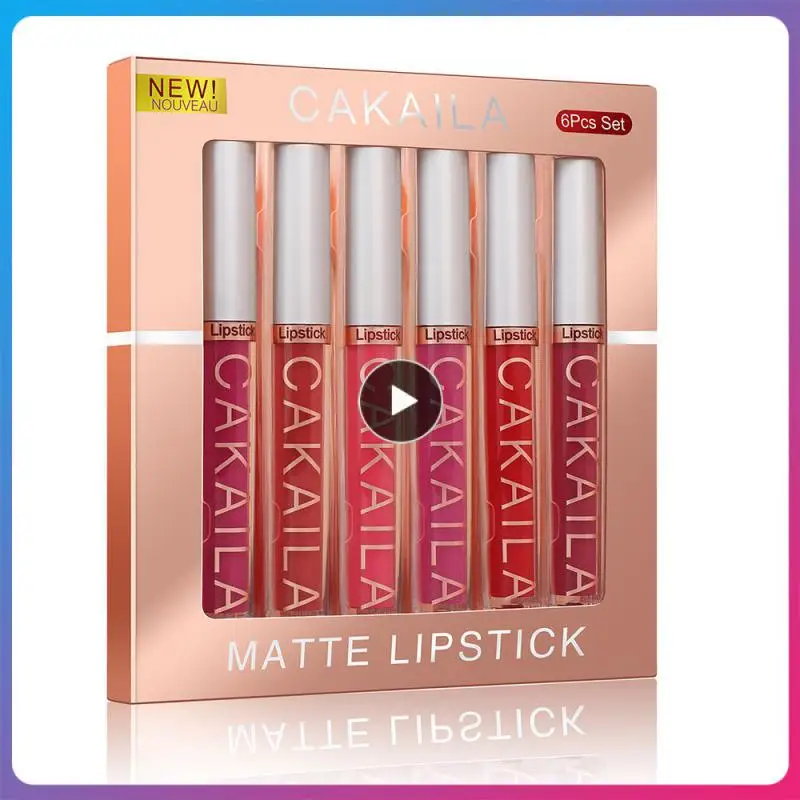 

Lip Glaze Makeup For Girls Matte Sexy Lip Gloss Professional Complete Makeup Kit Makeup Sets Liquid Lipstick Set Beauty Health