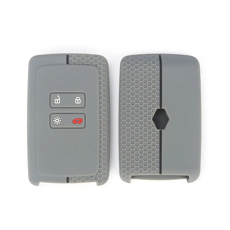 Силиконовый чехол для ключа Renault Captur Megane Talisman Espace Clio Zoe Koleos Scenic 4 Arkana Dacia Sandero Card Remote |