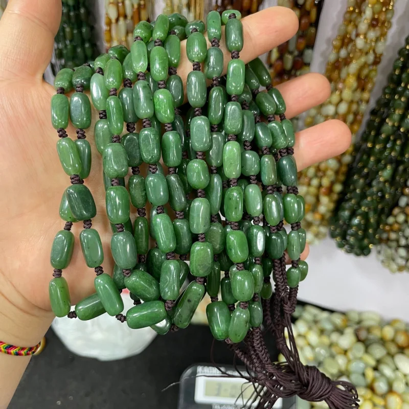 Русский хитянь грубый камень яшма с тканой подвеской в форме ремешок нефритовая