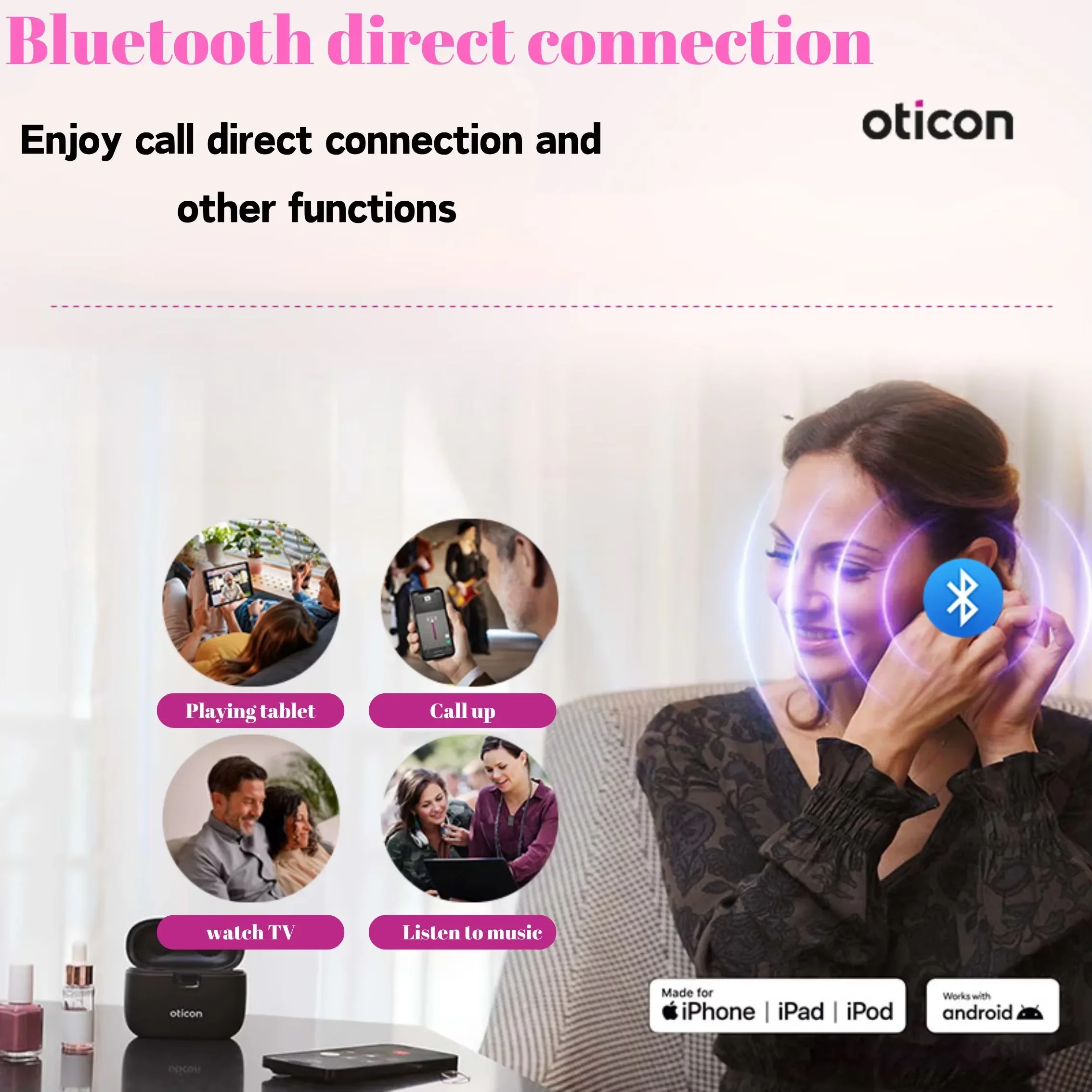 Фото Слуховой аппарат Oticon REAL 1 REAL 2 REAL 3 miniRITE T R, 48 каналов, Bluetooth, прямое подключение, перезаряжаемый, программируемый №3