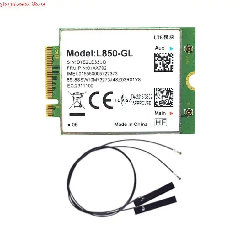 Фото E8BA G-ModuleL850-GL со встроенной антенной, подходящей для X380 X390 L480 T480 T580 X1C L850-GL 01AX792 L850 Ноутбук №4