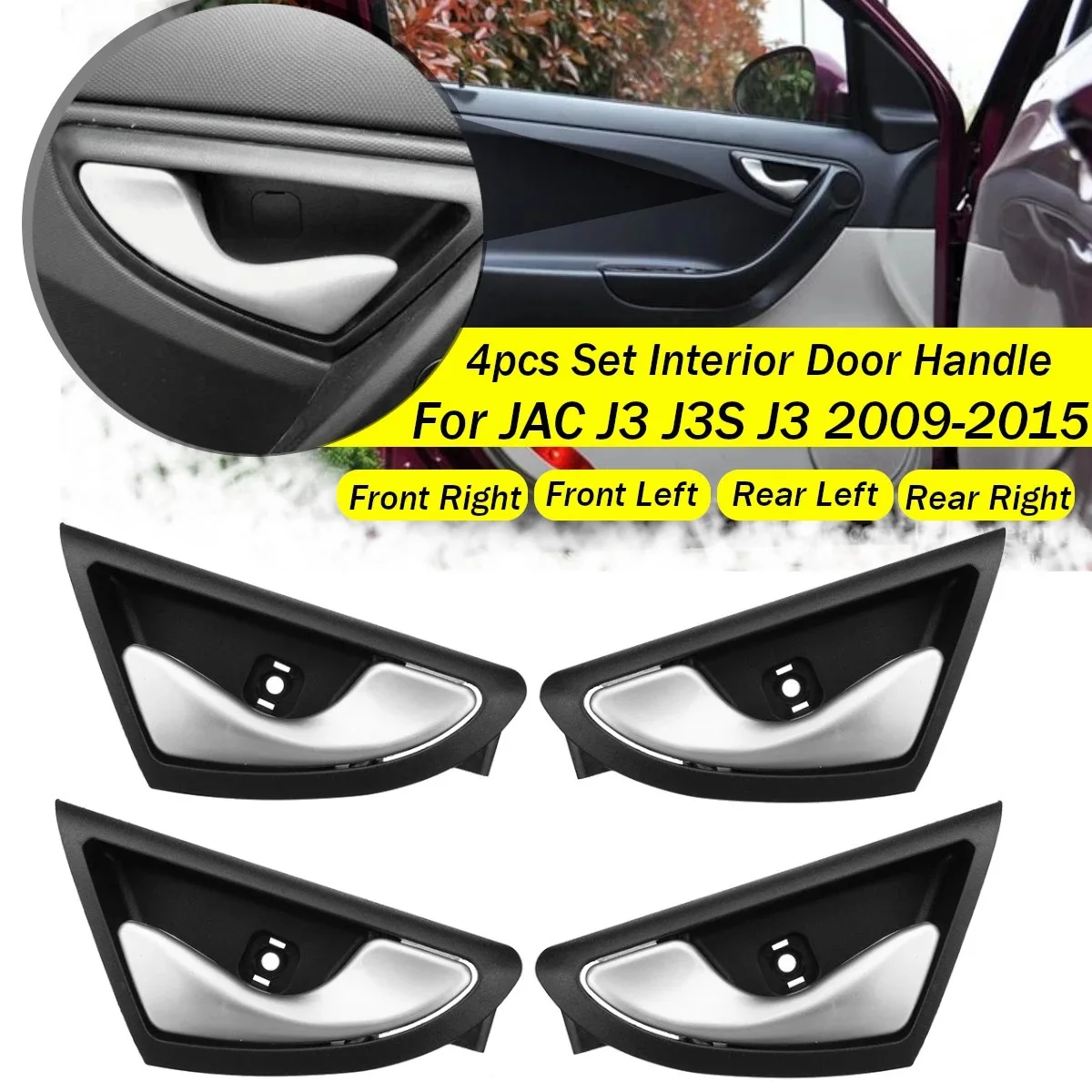 4 шт. ручка для автомобильной внутренней двери JAC J3 J3S Турин 2009-2015 6105230U8010 6105240U8010