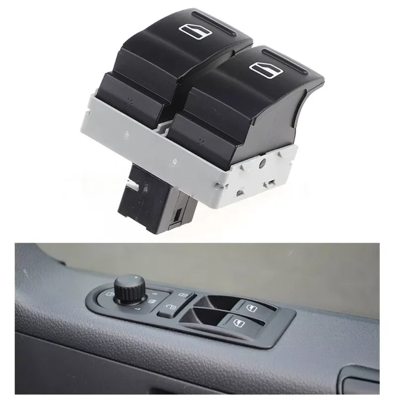 

1 Pc Electric Power Window Master Control Switch Button Compatible with VW- Transporter T5 T6 2005-2014 7E0959855A 7E0959855