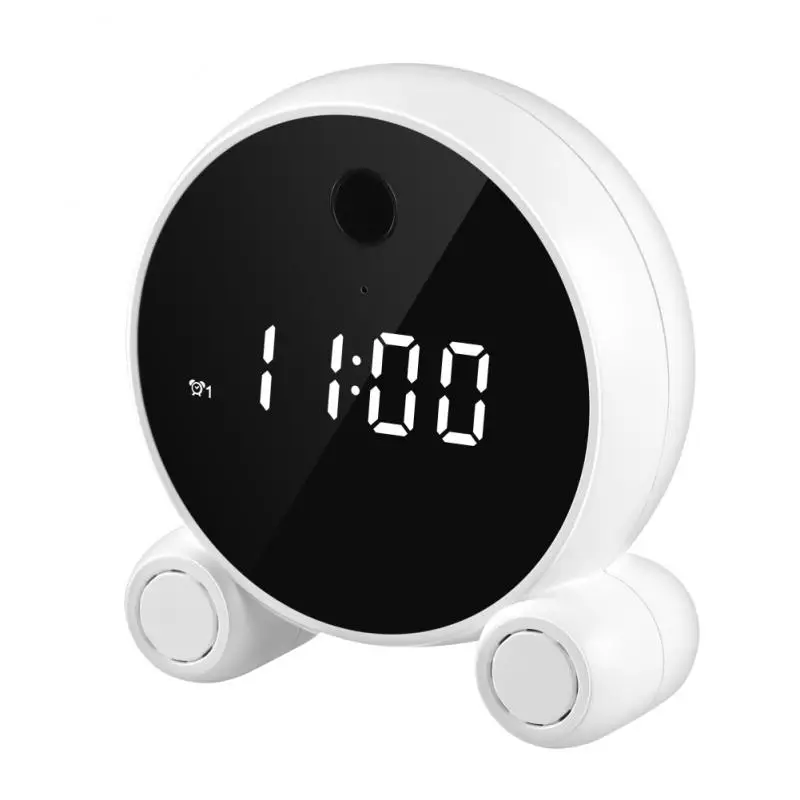 Tuya Mini Tuya Wifi Camcorder Motion Detection Smart Alarm Clock Home Security Night Vision Ip Wifi Micro Cam