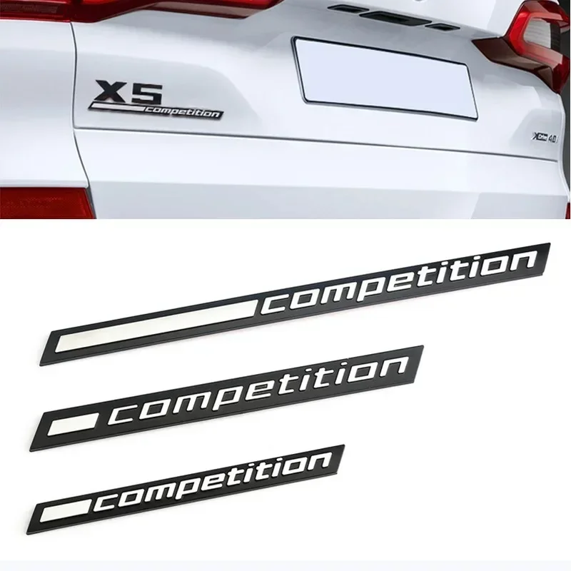 

3D ABS черный логотип соревнований задний багажник багажник эмблема наклейка наклейки для BMW M1 M3 M4 M5 M6 X1M X3M X4M X5M X6M