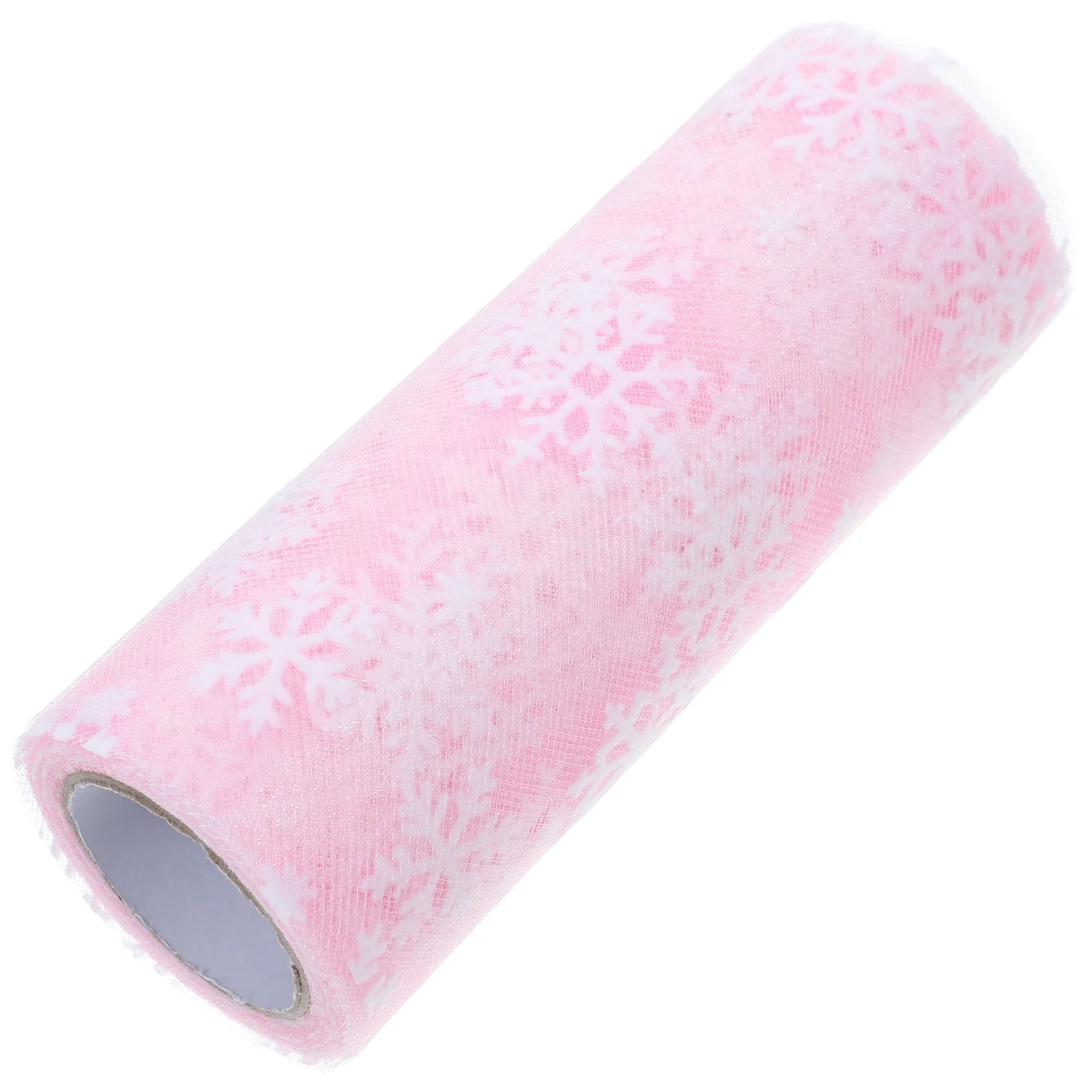 15 см 10 ярдов Рождественская снежинка Тюлевый рулон Блестящая марлевая лента из