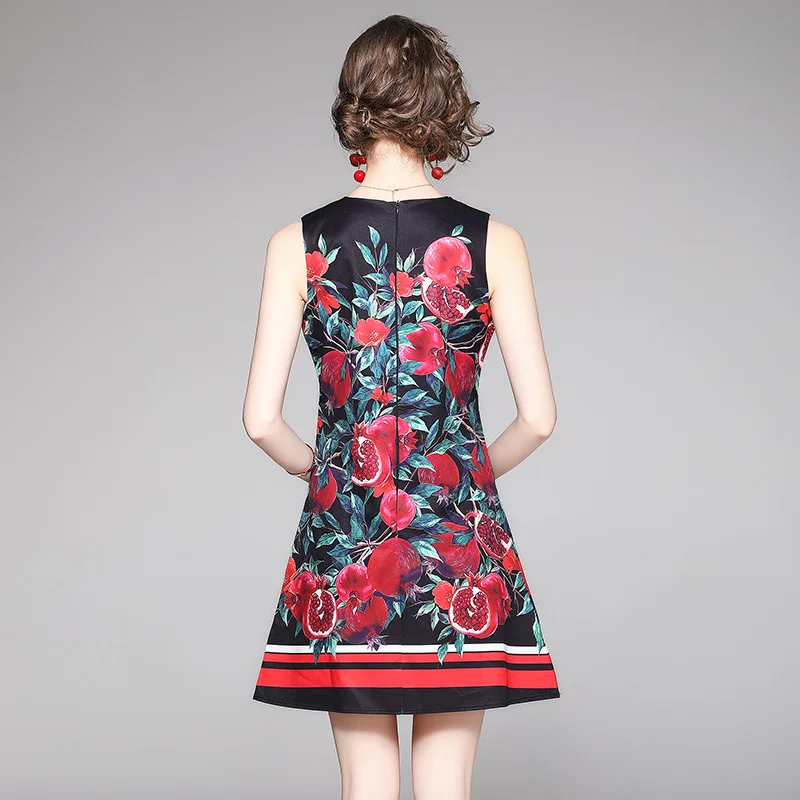 Женское винтажное платье-майка в полоску повседневное вечернее платье