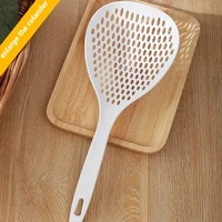 kitchen colander nylon long handle round mesh spoon loo noodle dumpling anti scalding spoon household large colander