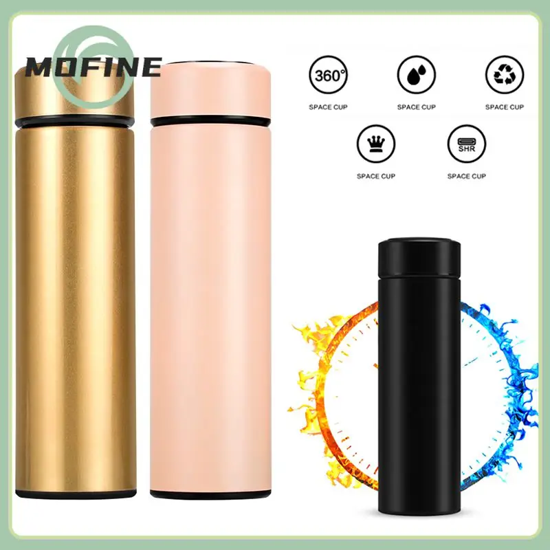 

500 ML Smart Thermos Cup Temperature Display Travel Insulated Flask Tea Coffee Vacuum Bottle Thermos Home Office Thermos Bottle