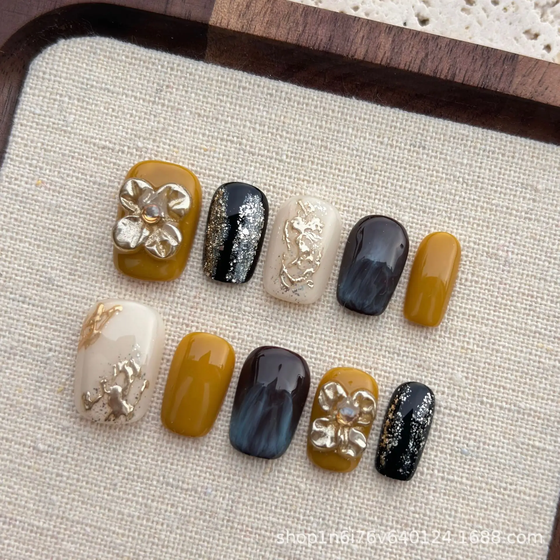 [Huasheng] Кусок ногтей готовый продукт для расширенный маникюр съемный новый