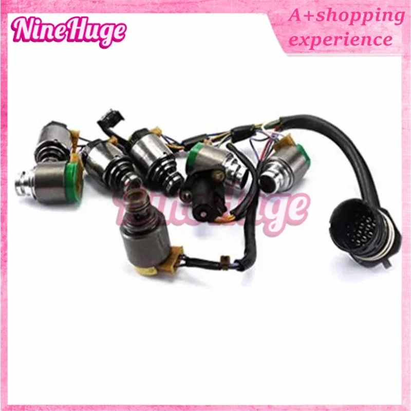 Комплект соленоидов передачи 5HP19 с жгутом 0501314432 0501316463 0501210019 для BMW Audi A6 A8 S4 RS6 Prosche
