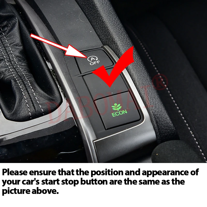 Фото Для Honda Civic 10-го поколения (FC FK) 2016-2021: Кабель-удлинитель для отключения системы Auto Start-Stop с датчиком управления №2
