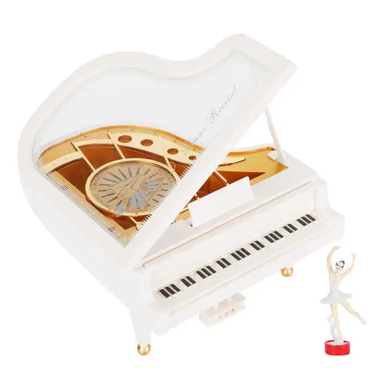 

Music Box Dancing Girl Piano Rotating Ballet Music Box Clockwork Gift Home Decoration Crafts Home Decorations