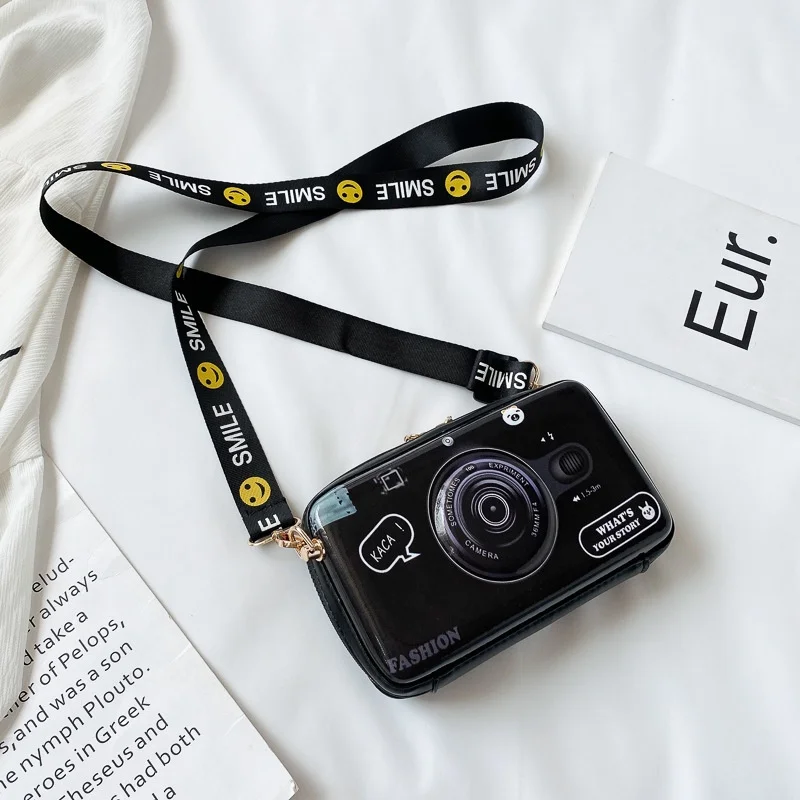 Girls Boys Bags New Fashion Mouse Cartoon Camera Modeling Shoulder Bag Women Messenger Bag