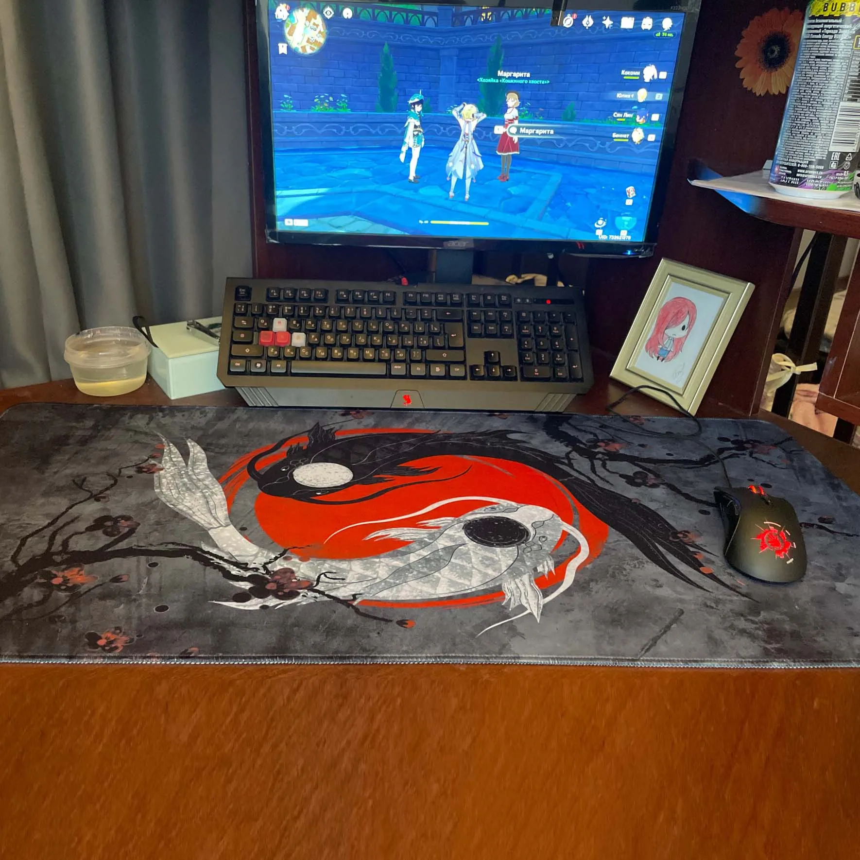 great wave off tapis de souris gaming mouse pad pc gamer computer large mousepad xxl kawaii office mause carpet 900x400 desk mat free global shipping