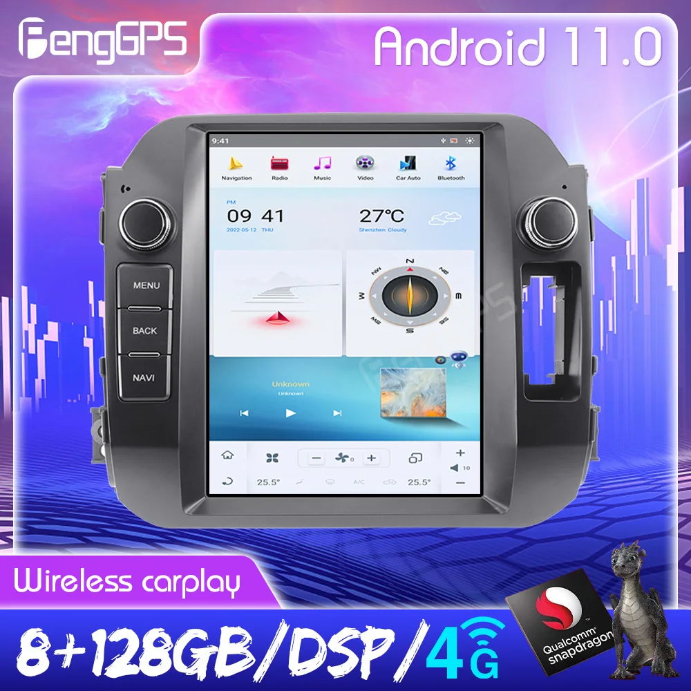 

Android 11 Auto Stereo 8+128G Tesla Screen Style Car Radio For Kia Sportage 2016-2018 Multimedia Player GPS Navigation Head Unit