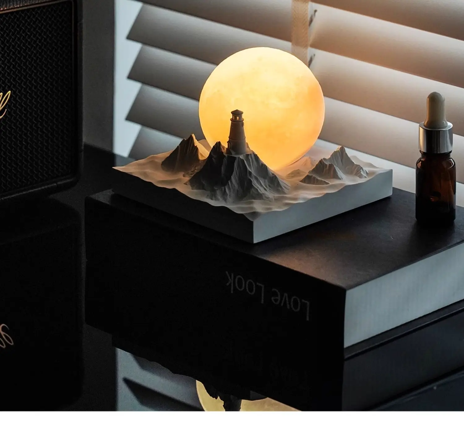 Белый Лунный свет маяк ароматный камень атмосфера