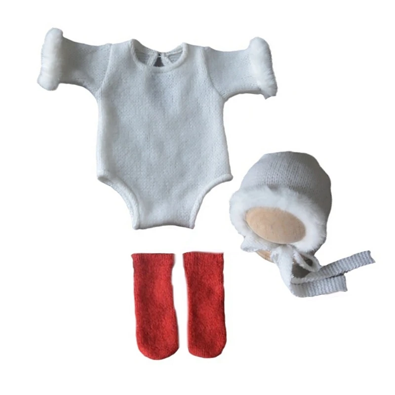 57EE Комплект боди шапочки и носков для новорожденных детский комбинезон с
