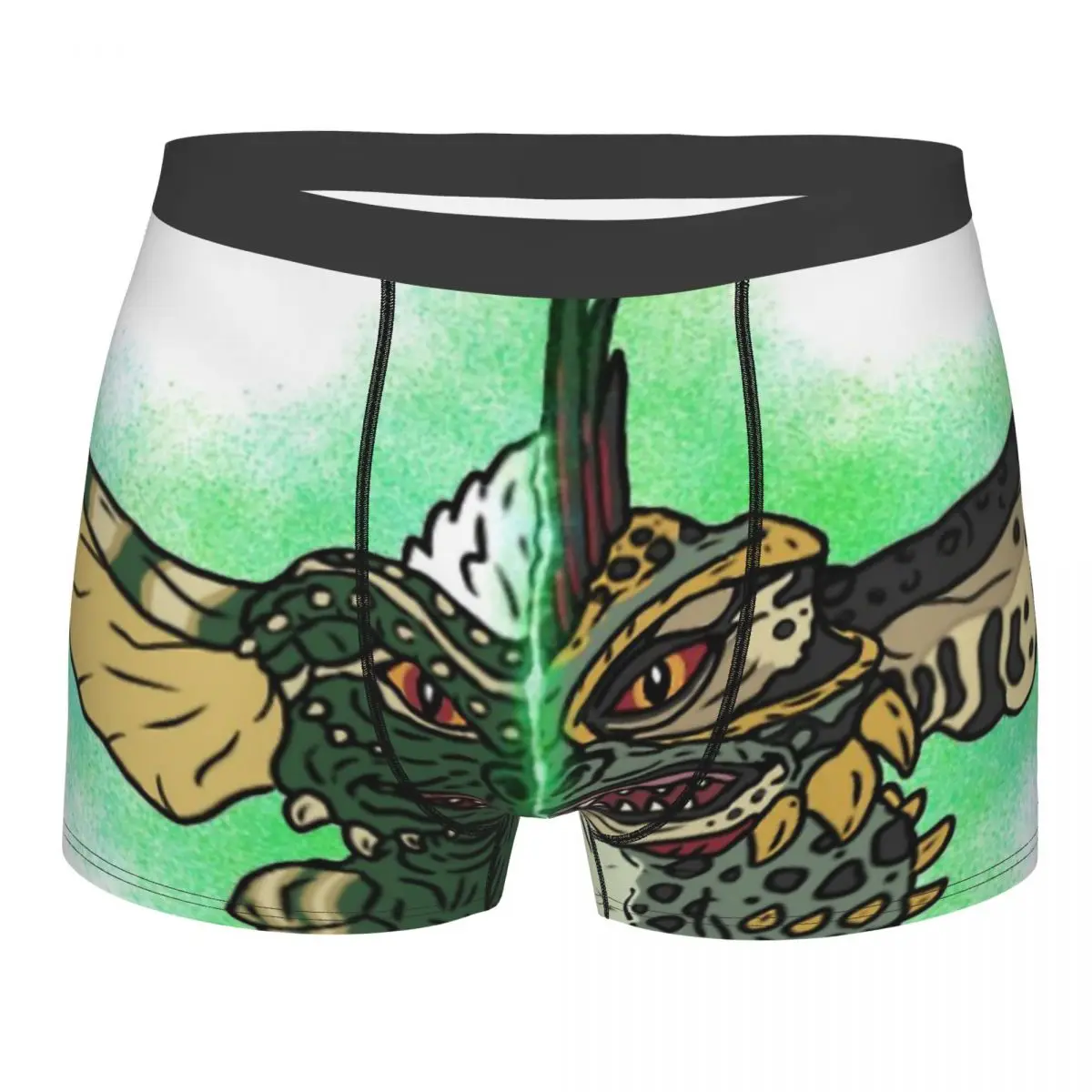 

Stripe Mohawk Half Gremlins Pet Comedy Horror Film Underpants Breathbale Panties Male Underwear Ventilate Shorts Boxer Briefs