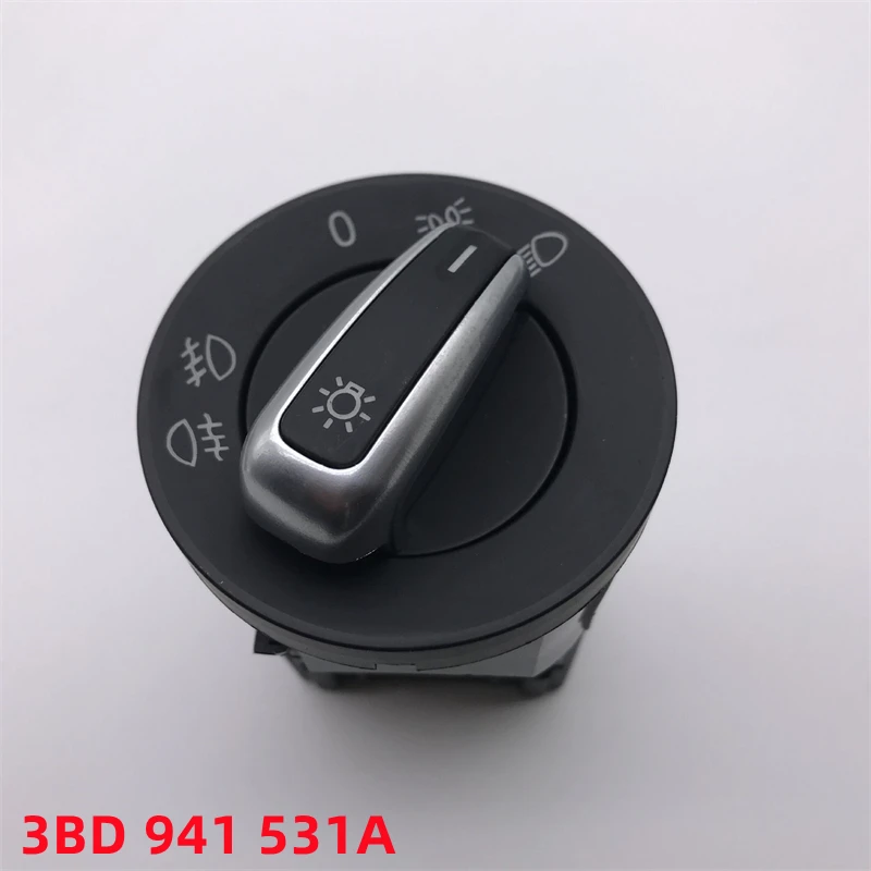 

Car Headlight Switch Control For VW Jetta Golf Beetle Passat Sharan Bora Tiguan 3BD 941 531A