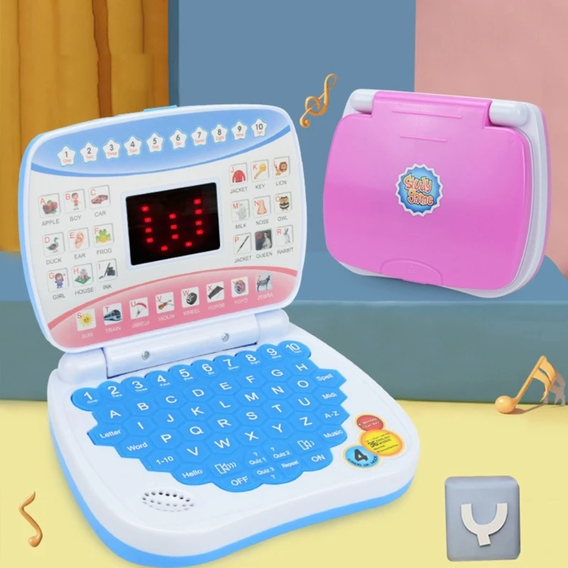 

Baby English Learning Laptop Toy Enlightenment Toddler Electronic Computer Toy Early Education English Learning Toy