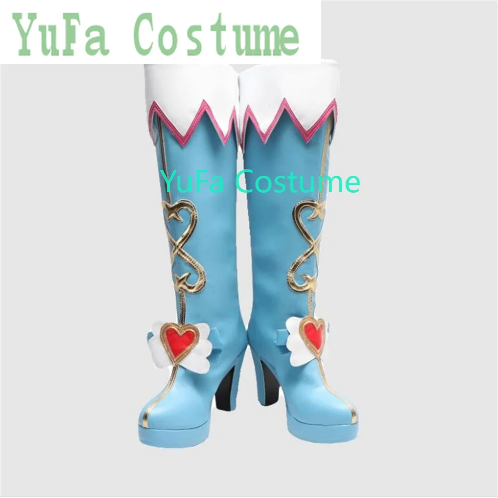 Shiratama Mikan PriPara Обувь для косплея Сапоги Игра Аниме Вечеринка Хэллоуин Рождество YuFa