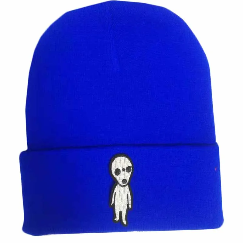 New Spring Knitted Hats Alien Hat Gift Caps Outdoor 2022 Men's and Women's Party Skull |