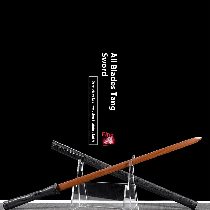 Деревянный чехол Tang Jian с ножнами ручками и лезвиями интегрированный длинный