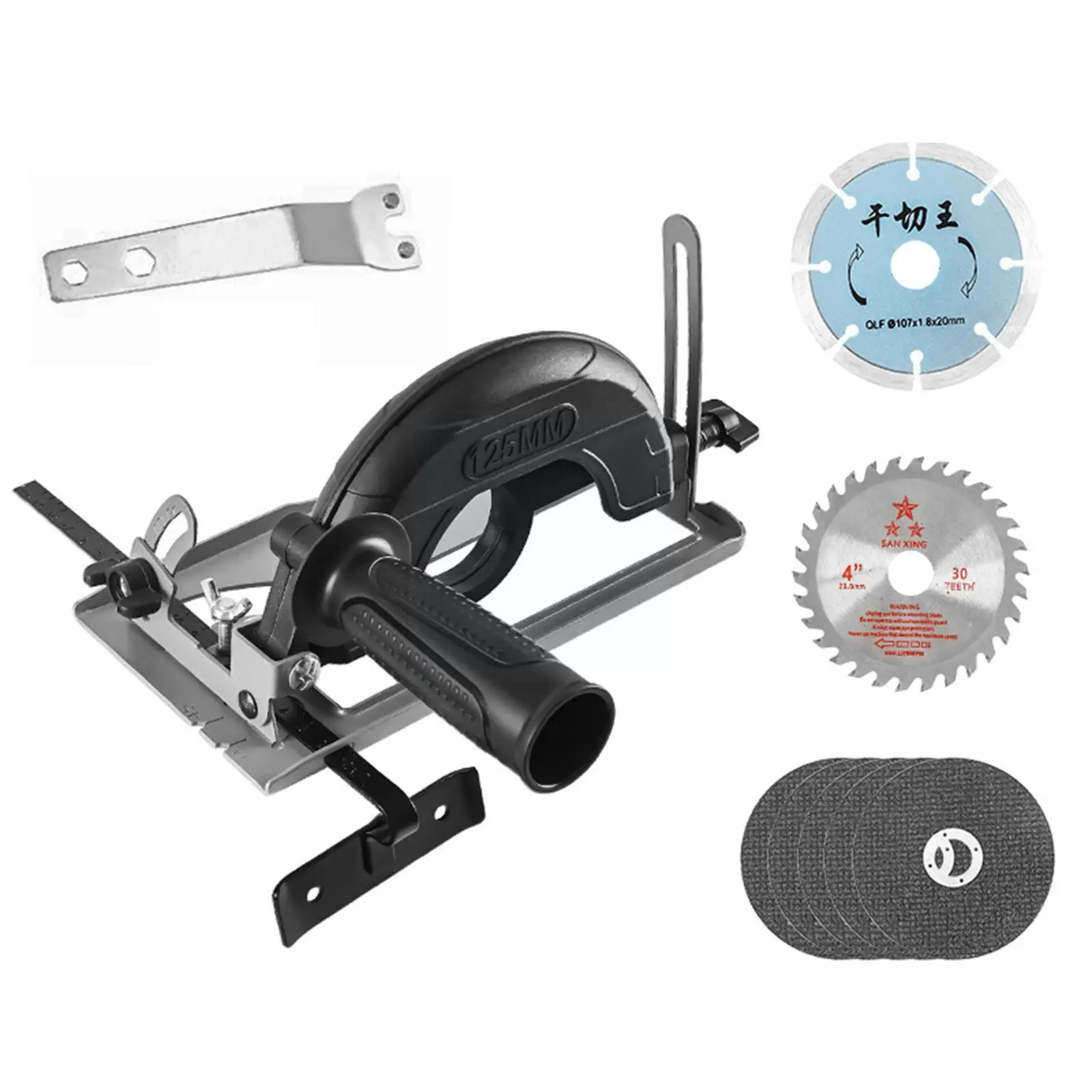 

Ручная угловая шлифовальная машина, конвертер в резак, режущий станок, инструмент для переделки пилы, электрический кронштейн с круглой осн...